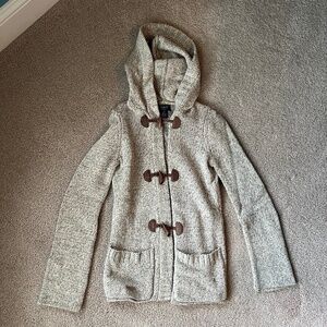 American Eagle Oatmeal Toggle Clasp Cardigan Size XS